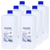 aquaionic destilliertes Wasser, Sparpaket 6 Liter