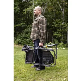 GCI Campingstuhl Freestyle Rocker XL Schwarz/Grau