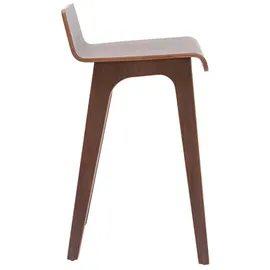 miliboo Barstuhl aus dunklem Holz 65 cm BALTIK