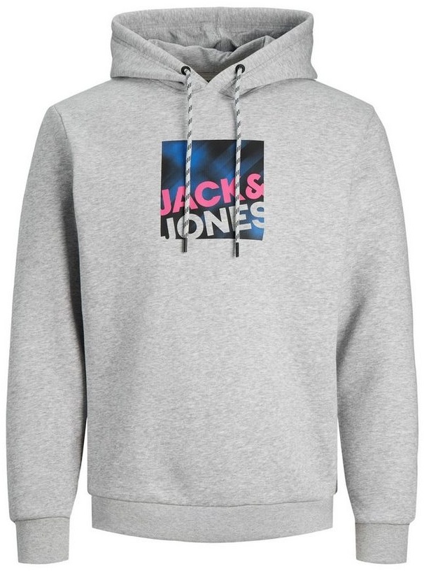 Jack & Jones Hoodie Hoodie Logan Kapuzensweatshirt (1-tlg) grau XL