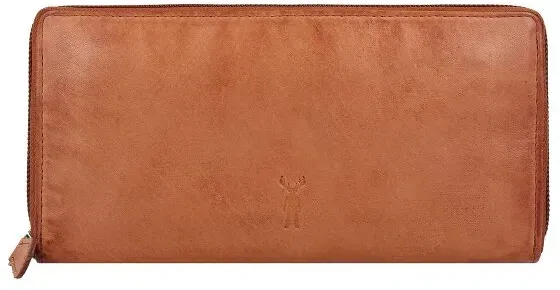 Jack Kinsky Nelson Geldbörse RFID Leder 20 cm  braun
