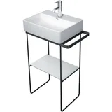 Duravit DuraSquare 51,6x33cm, bodenstehend, schwarz matt