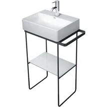 Duravit DuraSquare 51,6x33cm, bodenstehend, schwarz matt