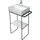 Duravit DuraSquare 51,6x33cm, bodenstehend, schwarz matt