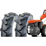 2 Reifen 5.00 – 10 (TM) für Traktor Rasentraktor Reifen Traktorreifen Verstärkung 6PR (6 Teles) Reifen Motorhacke