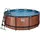 EXIT TOYS Wood Pool 360 x 122 cm inkl. Sandfilterpumpe