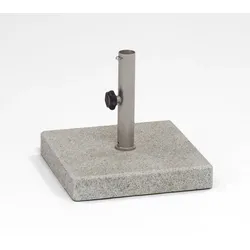 Bodenplatte Granit geflammt 30 kg, Hülse Ø 4 cm