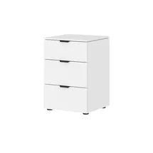Sconto Nachtschrank Dreamer 45 x 43 x 65 cm Weiß