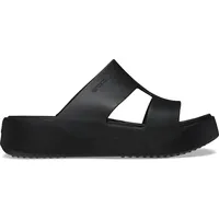 Crocs Damen Getaway Platform H-strap Slides, Schwarz, 36/37 EU