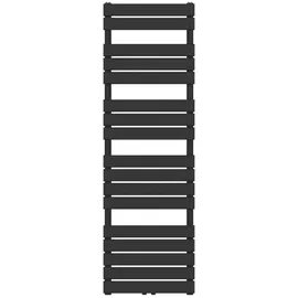 neu.haus Handtuchheizkörper Voss 500 x 1600 mm 844 W schwarz Mittelventil