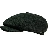 WEROR Schiebermütze Herren/Damen – Schirmmütze Flatcap Herrenmütze mit Schirm – Mütze mit Steppfutter - 100% Wolle - Sommer/Winter – WEROR-432.1 (63, Moos) - 63