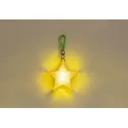 MOSES. LED-Stern leuchtend fbg.sortiert 38238 m.Karabiner i.Display