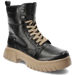 Schwarze Stiefeletten Rieker Modische Damenschuhe, 41
