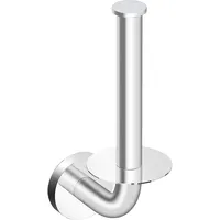 Evenes Reservepapierrollenhalter Eldrid, Messing verchromt senkrecht rund,