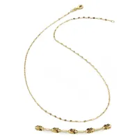 FIRETTI Goldkette "Schmuck Geschenk Gold 333 Halskette Ankerkette" Gr. 60, gold (gelbgoldfarben), Halsketten, Damen, 60, Gelbgold 333, B: 1,7mm, Made in Germany, B:1,7mm