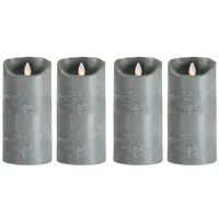 SOMPEX LED-Kerze 18 cm grau