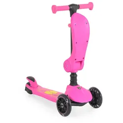 Moni Kinderroller 2 in 1 Lamborghini Laufrad, Lenkerhöhe verstellbar, klappbar pink