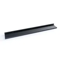 Home4You Wandregal 80 x 10 x 4 cm Schwarz