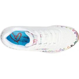 SKECHERS Uno Love All Around Damen Weiß/Mehrfarbig 37