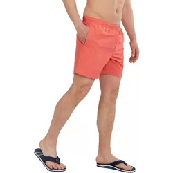 Badehose Bono Print Boardshort Herren - rosa rosa XS