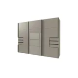 Sconto Schwebetürenschrank ¦ beige ¦ Maße (cm): B: 270 H: 210 T: 64.0