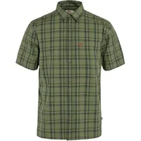 Fjällräven Övik Lite Kurzarmhemd Grün / Dunkelblau M