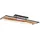 Brilliant - Dimmbare LED-Deckenleuchte CHAUMONT LED/48W/230V - Braun/Schwarz