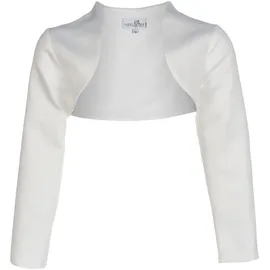 happy girls Bolero aus Satin mit offener Vorderseite, Offwhite, 146