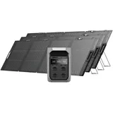 EcoFlow DELTA 3 Serie Solargenerator (PV220 W) - DELTA 3 Plus / 3x 220 W Tragbares Solarpanel