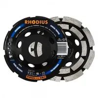 RHODIUS 302916 DS10, Diamantschleiftopf 100 x 5,0 x 8,0