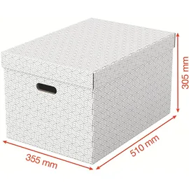 Esselte Home 34,5 x 29,5 x 50 cm 3-tlg. weiß