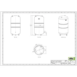 Reflex N 600 6 bar 600 l Grau