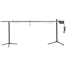 vidaXL Grillspieß mit Motor 207 x 81 cm
