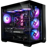 Thermaltake FTW RTX 5070 Ti Black, Gaming-PC - schwarz/transparent, Windows 11 Home 64-Bit