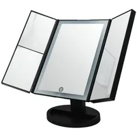 RIDDER Kosmetik-Standspiegel Vivian mit LED schwarz | Gr.: onesize