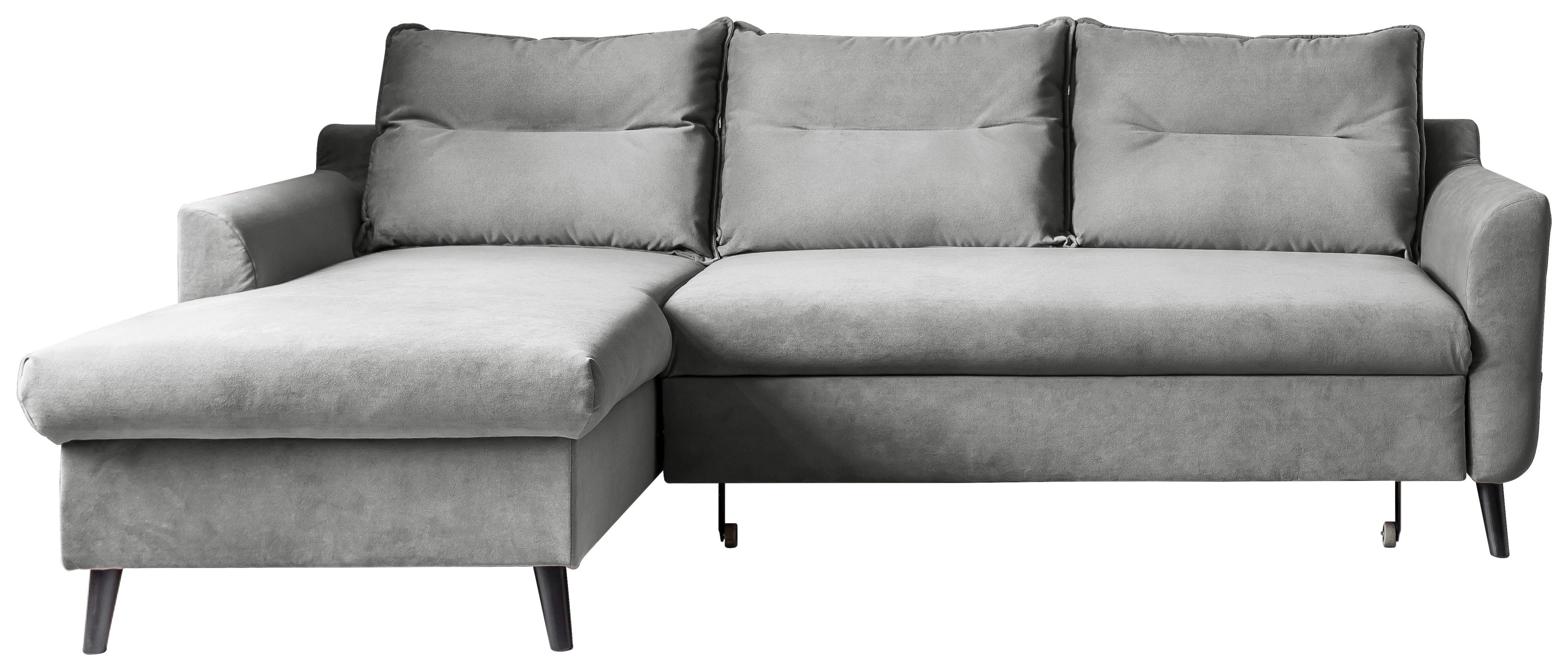 Eckschlafsofa in Hellgrau  ́STYLISH STAN HELLGRAU ́