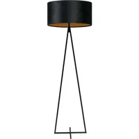 Masterlight Stehleuchte Cross 1-flammig Samt Schwarz Ø52cm