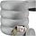 Tectake Sitzhocker Samt 42 x 47 x 42 cm Grau