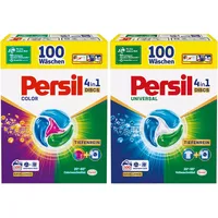1x Persil Universal DISCS 100WL & 1x Persil Color Discs 100WL