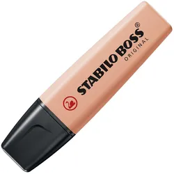 Textmarker - STABILO BOSS ORIGINAL Pastel - Einzelstift - cremige Pfirsichfarbe