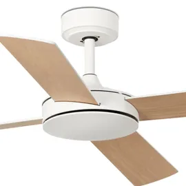 faro BARCELONA Mallorca 132 cm Deckenventilator Weiß/Braun