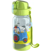 HABA 304486 Trinkflasche Traktor, 400ml Kinder-Trinkflasche mit Traktor-Motiv, Kindergeschirr