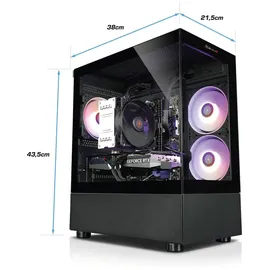 kiebel.de Gaming-PC Booster V AMD Ryzen 5 5500 4,0 GHz 32 GB RAM 2 TB SSD RTX 3050 Win 11