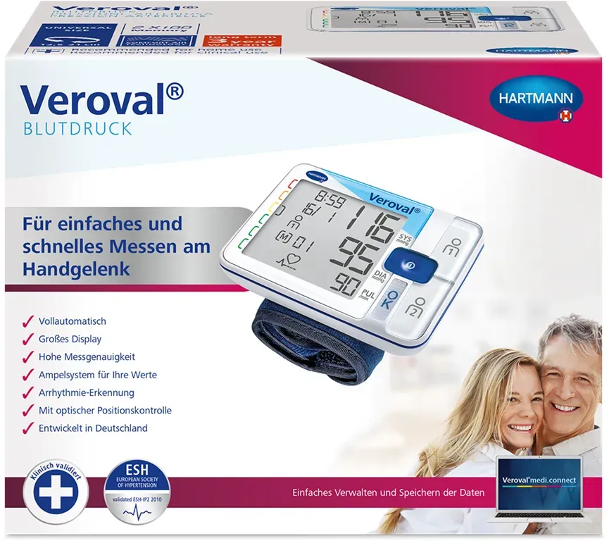 Veroval Blutdruckmessgerät für Handgelenk