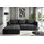ax living Eckcouch Polyester 3-Sitzer Grau