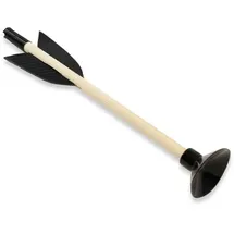 Bestsaller Holz Pfeil 26cm groß einzeln für Armbrust sortiert