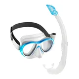 Cressi Taucherbrille Samoa + Mexico Combo transparent/aquamarina