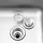 Royal Catering Spülenschrank - 2 Becken - - Edelstahl - 400 x 60 cm