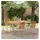 vidaXL Gartentisch 150 x 90 x 75 cm Teak Braun