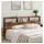 vidaXL Kopfteil mit Regal Altholz 220 x 17 x 102 cm Holzwerkstoff